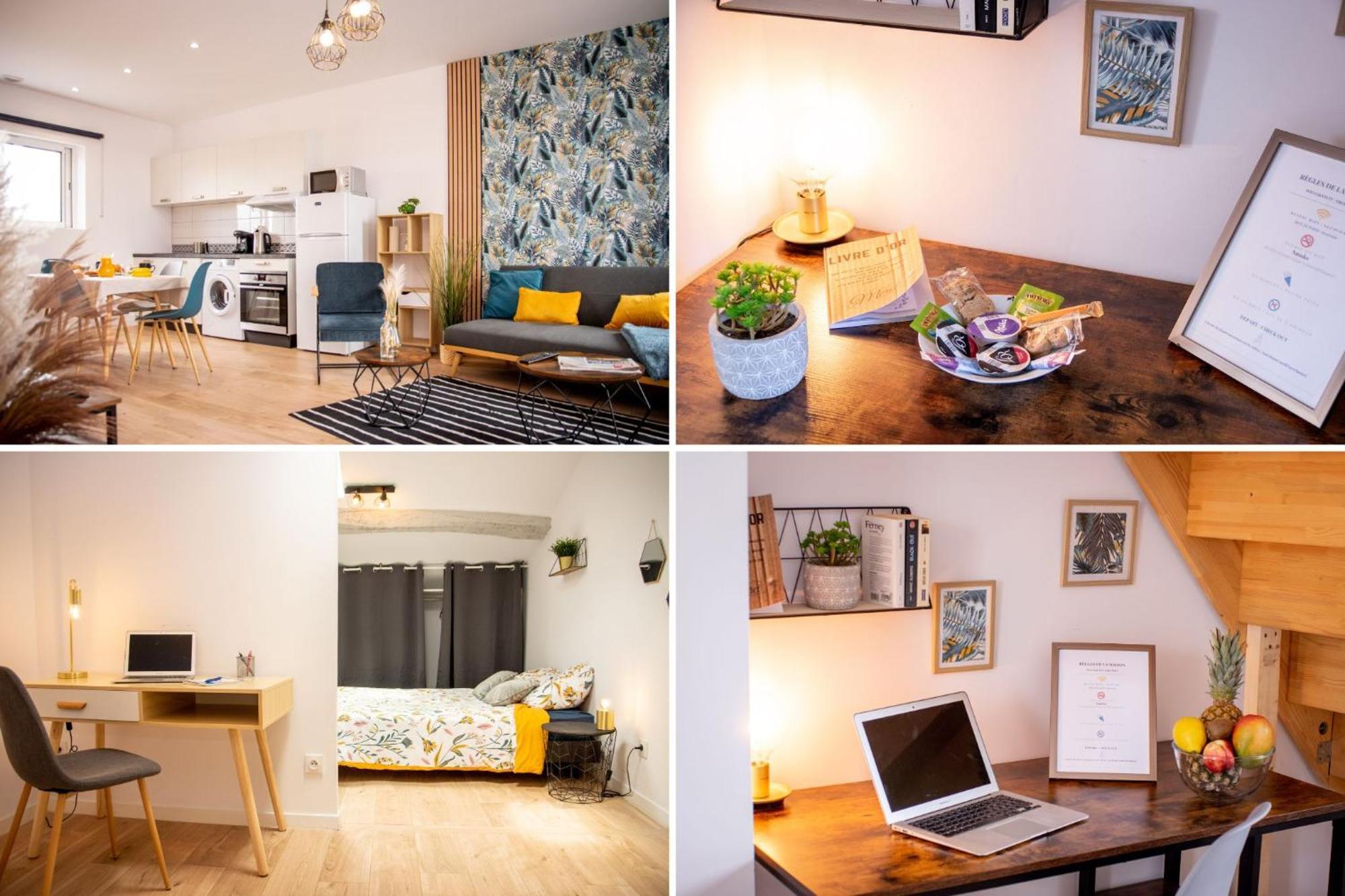 Ferienwohnung Duplex Cocoon - 10 Min De Blaye - 20 Min Cnpe - Wifi - Tv Hd Saint-Seurin-de-Cursac Exterior foto